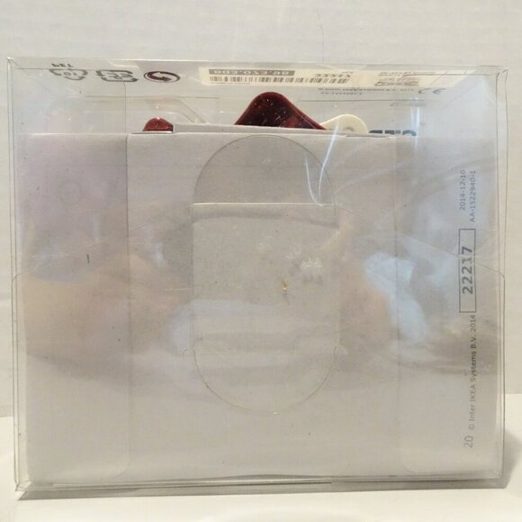 Ikea Strala Christmas Lights Red White Snowflakes Battery Op NEW - Picture 5 of 5